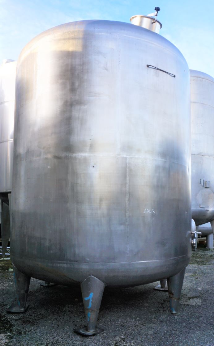 Behälter 20.000 Liter aus V2A einwandig, gebraucht