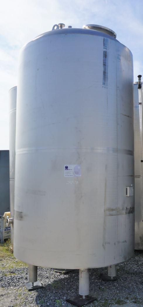 Druckbehälter 5.850 Liter aus V4A temperierbar, isoliert, gebraucht