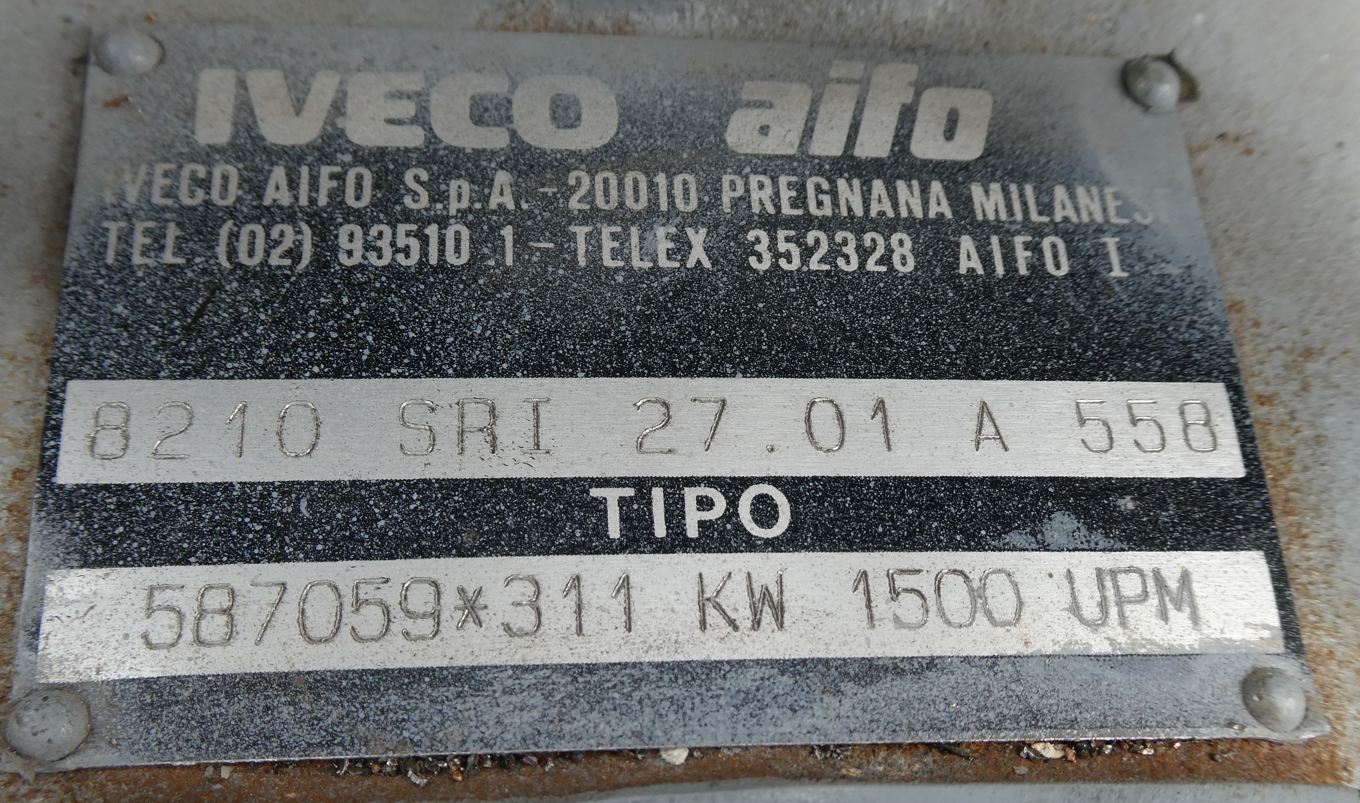 Stromaggregat 450 kVA Iveco Aifo / Leroy-Somer - Preis auf Anfrage