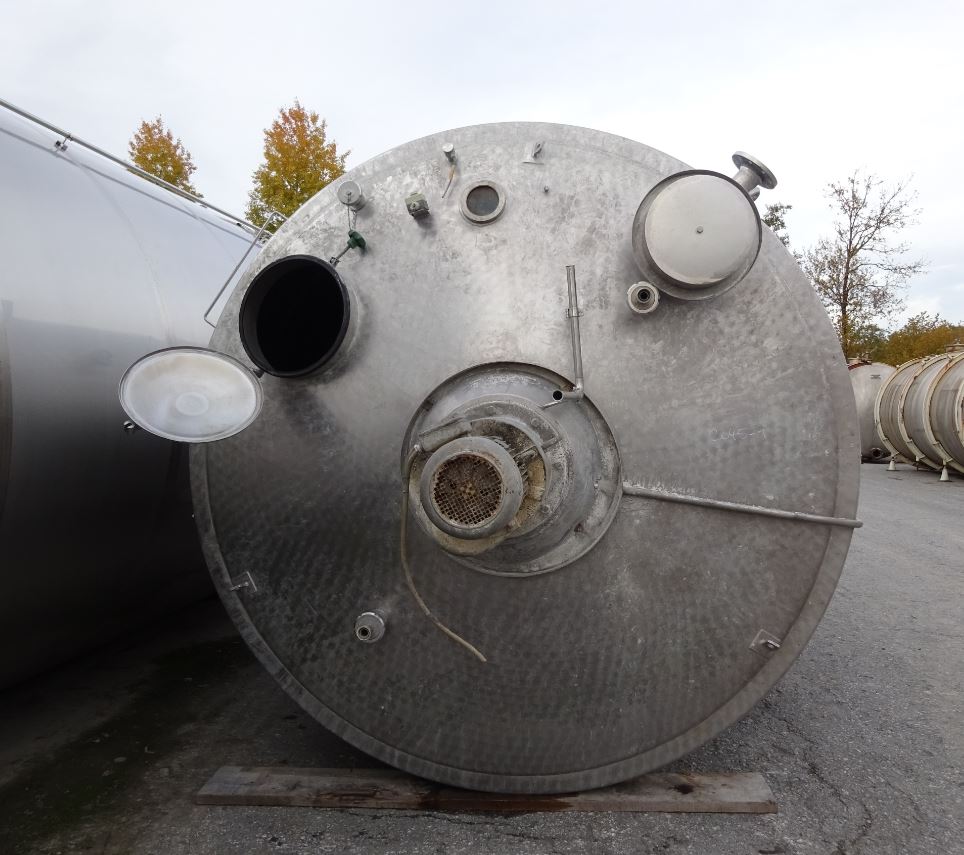 Behälter 16.000 Liter aus V2A, gebraucht, 
temperierbar, isoliert