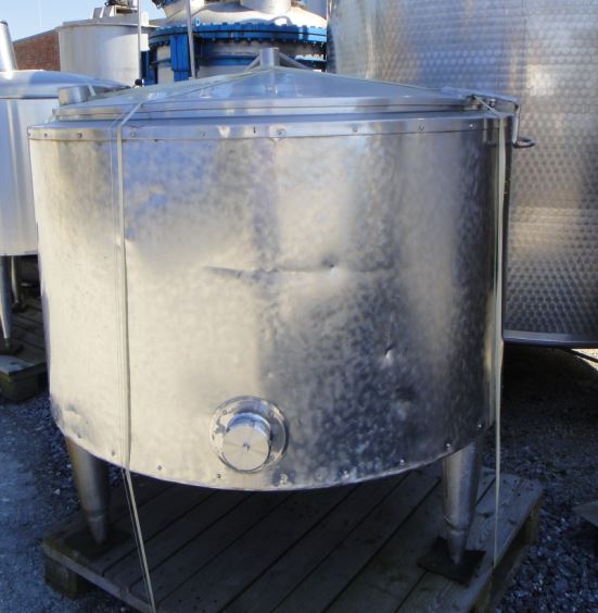 Behälter 800 Liter aus V2A, gebraucht, isoliert