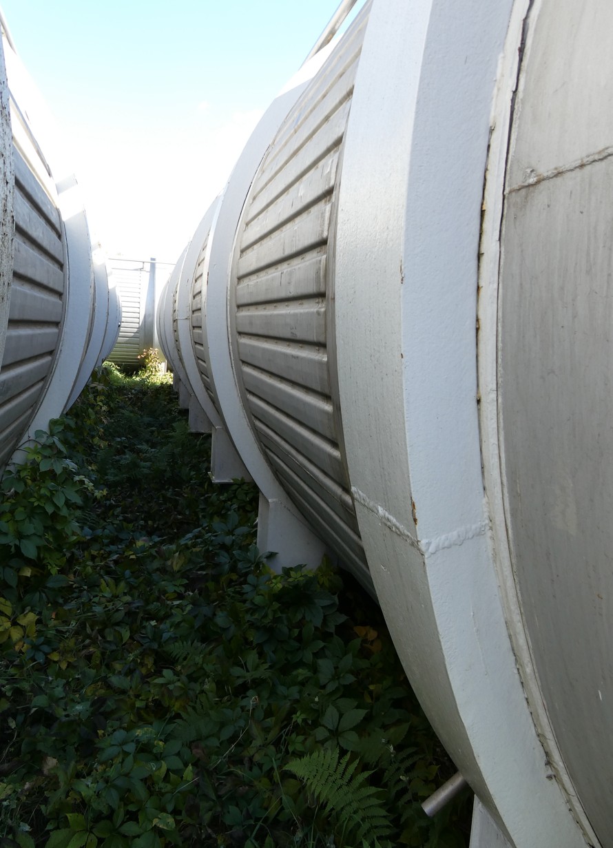 Behälter 72.500 Liter aus V2A, kühlbar