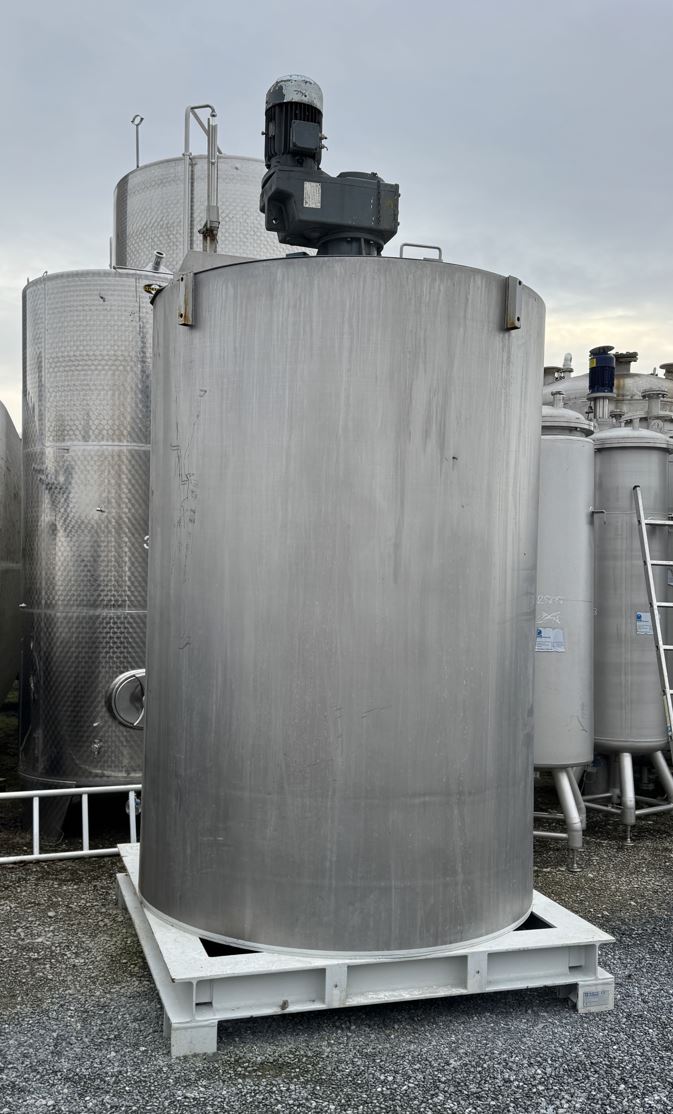 Mischbehälter 6.500 Liter aus V2A