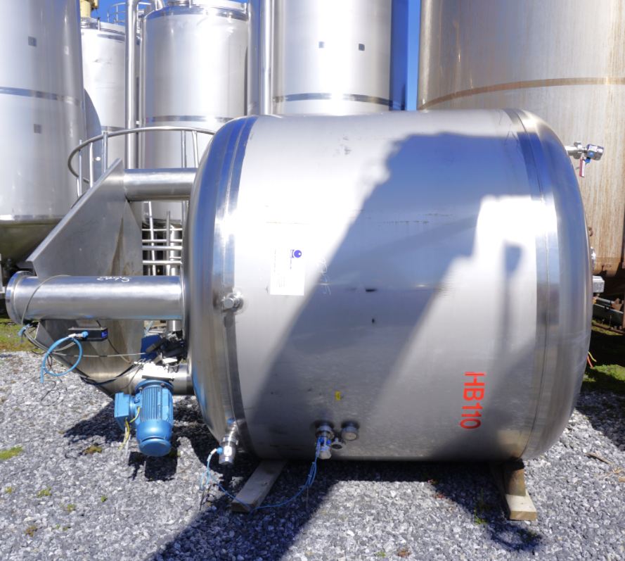Behälter 5.000 Liter aus V4A einwandig, gebraucht