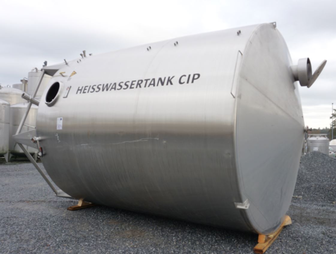Behälter 37.000 Liter aus V2A, einwandig, gebraucht