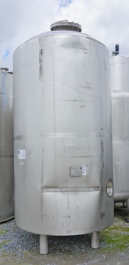 Druckbehälter 5.850 Liter aus V4A temperierbar, isoliert, gebraucht