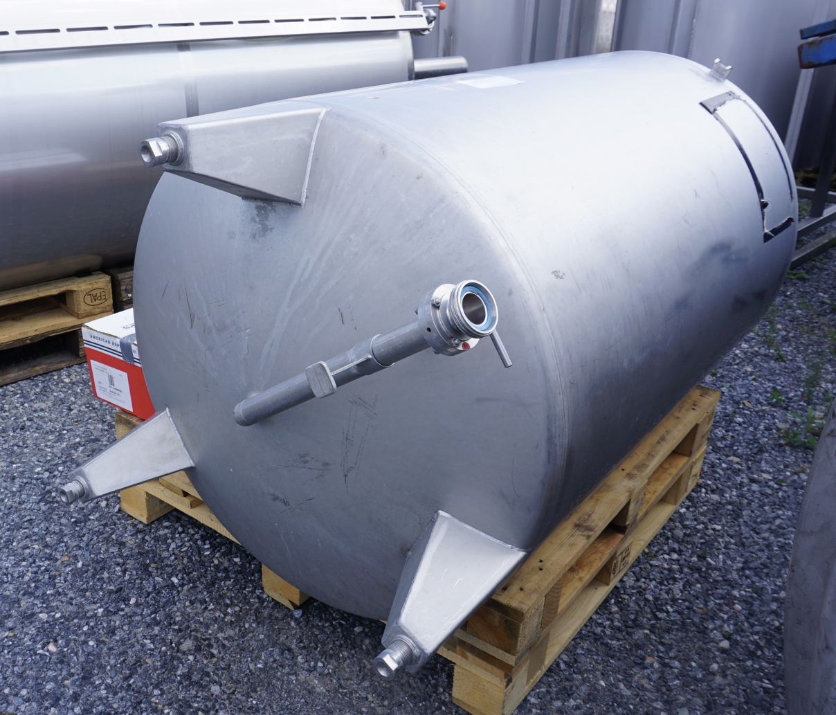 Behälter 900 Liter aus V2A, einwandig