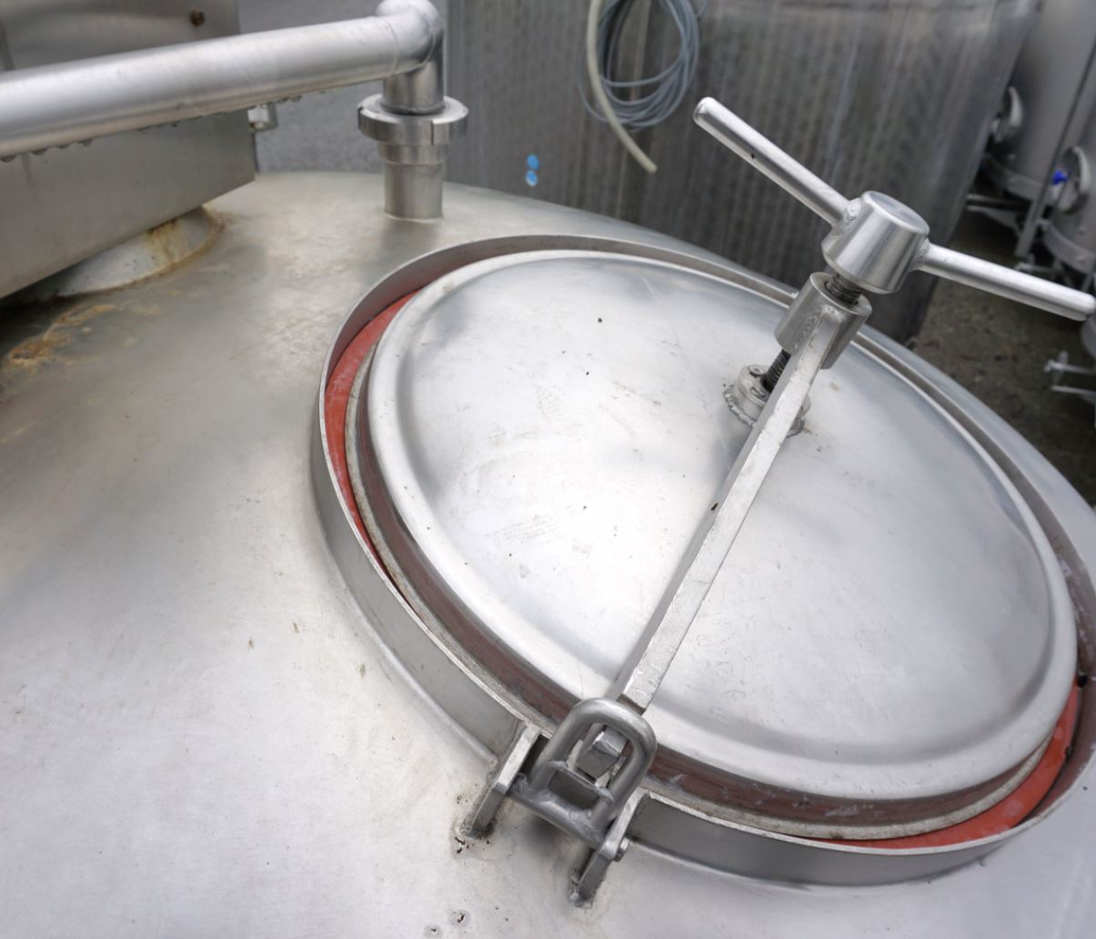 Behälter 1.000 Liter aus V2A isoliert, gebraucht