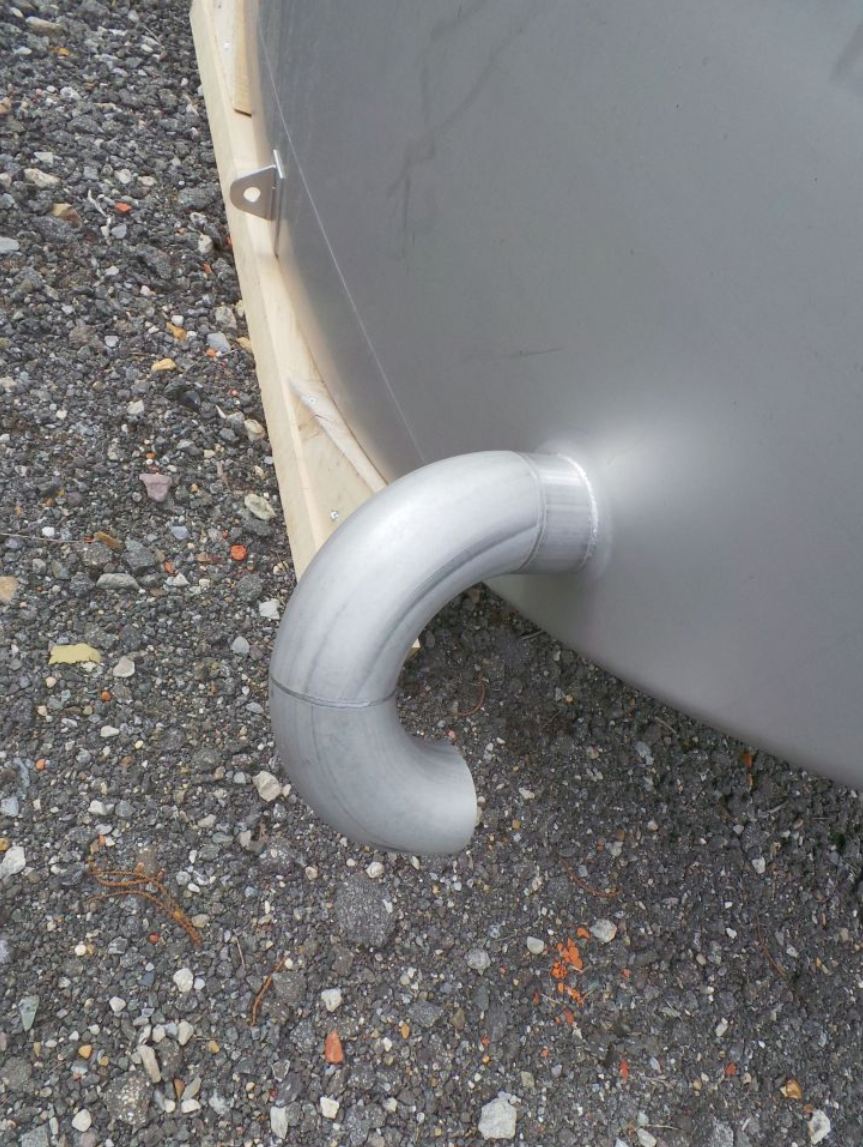 Behälter 105.000 Liter aus V4A, werksneu