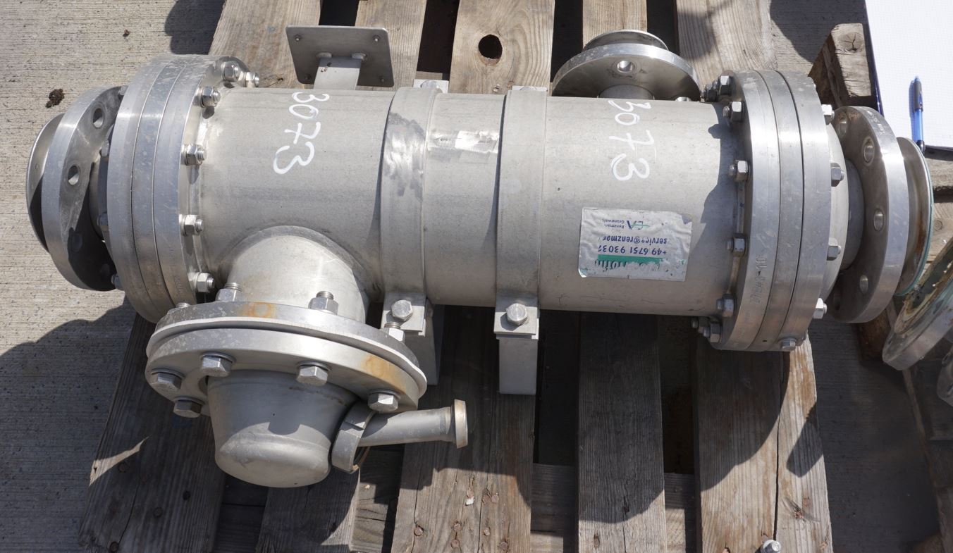 Rohrbündelwärmetauscher 13 Liter V2A, gebraucht