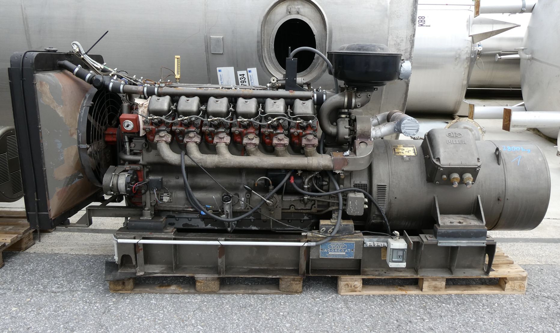 Stromaggregat 210 kVA, Anton Piller - Preis auf Anfrage