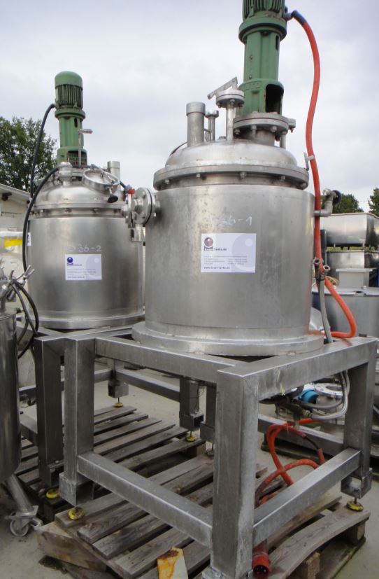 Behälter 200 Liter aus V2A, gebraucht, 
temperierbar, isoliert