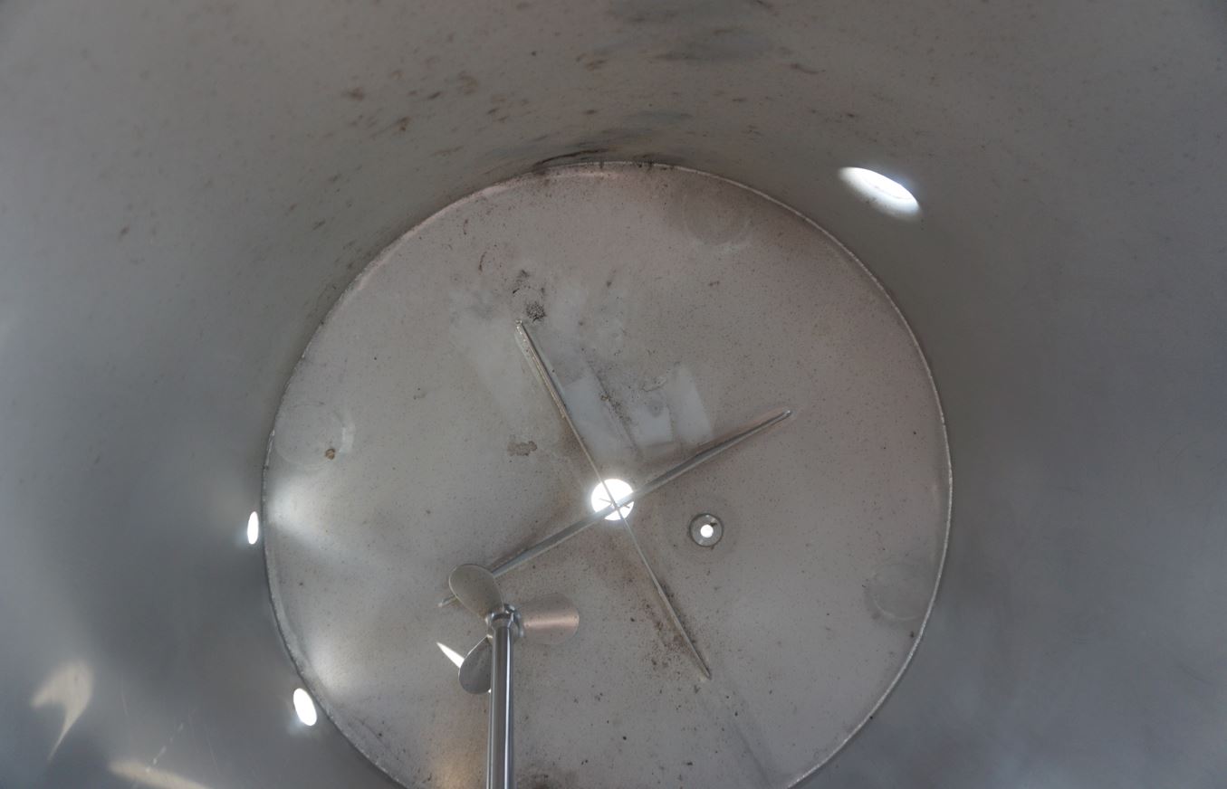 Behälter 900 Liter aus V2A einwandig, gebraucht