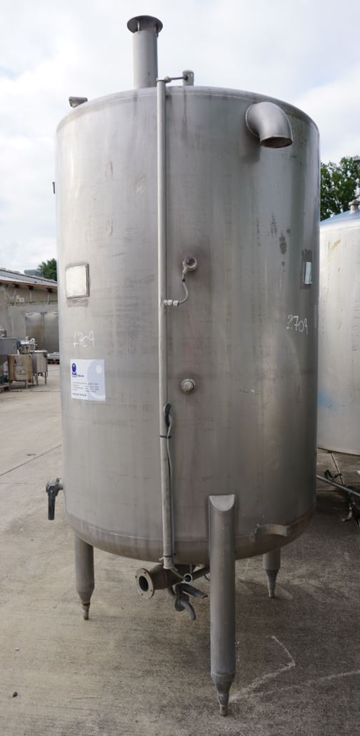 Behälter 1.500 Liter aus V2A, einwandig, gebraucht