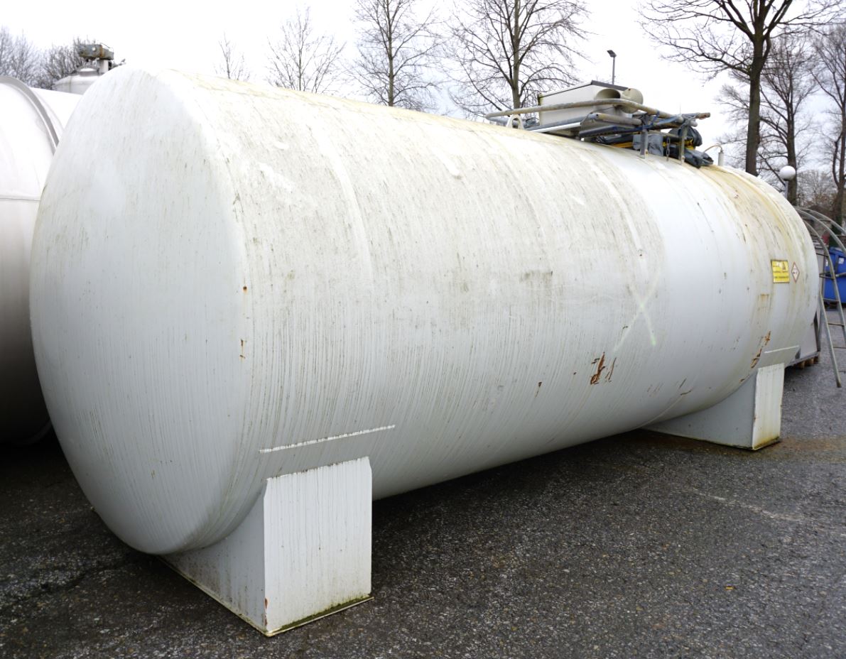 Behälter 15.000 Liter aus Stahl, doppelwandig, gebraucht