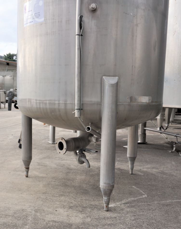 Behälter 1.500 Liter aus V2A, einwandig, gebraucht