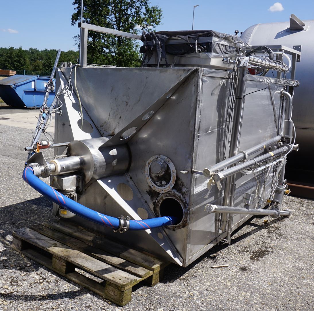 Containerwaschanlage aus V2A