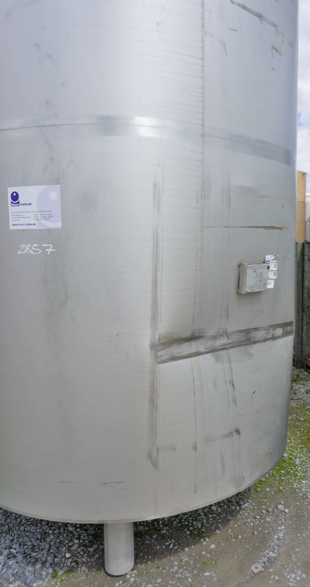 Druckbehälter 5.850 Liter aus V4A temperierbar, isoliert, gebraucht