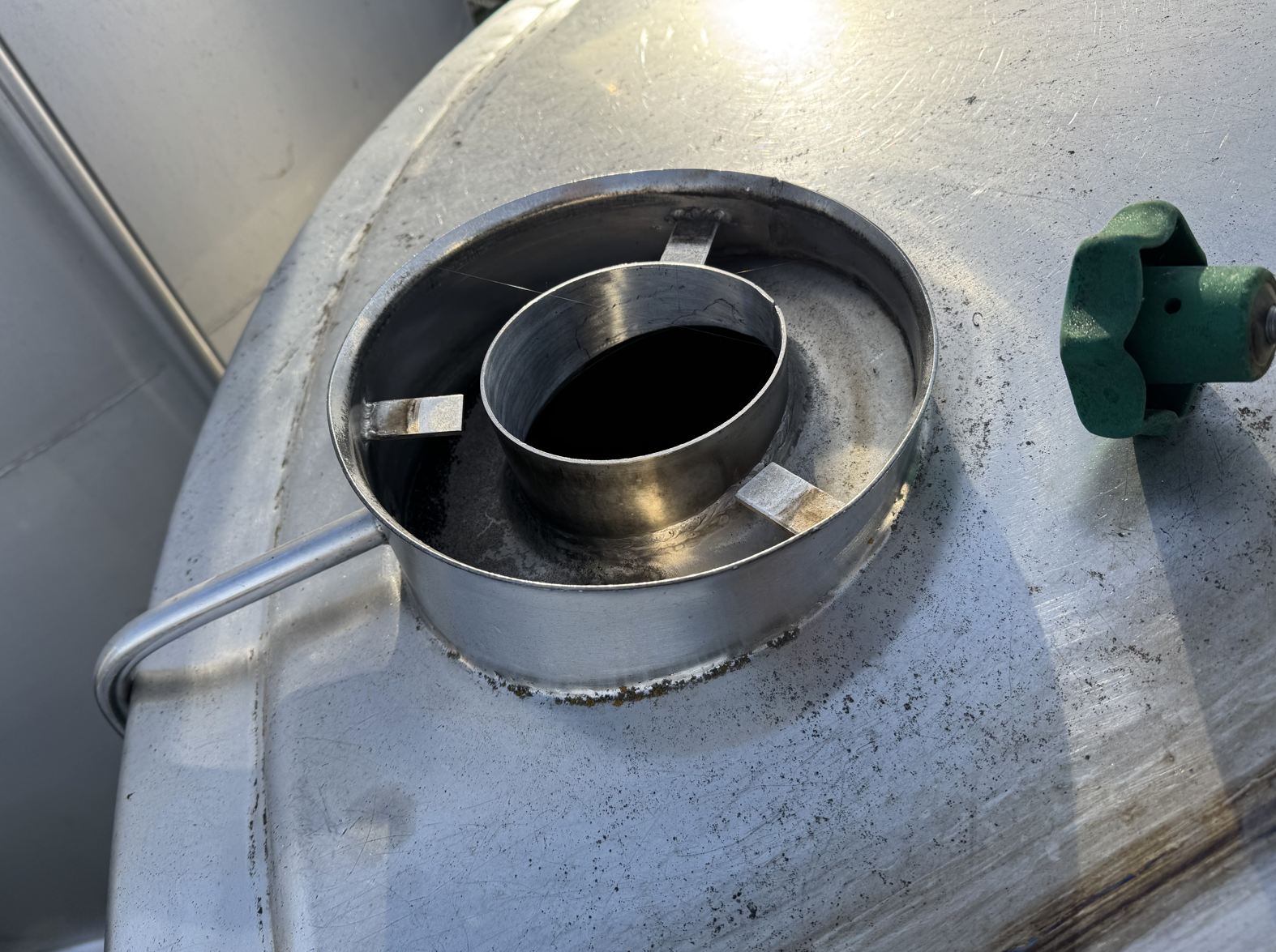 Behälter 8.000 Liter aus V2a, isoliert, gebraucht