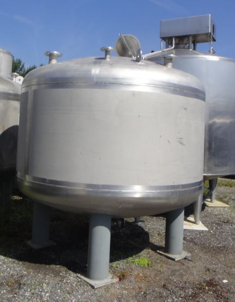 Behälter 6.740 Liter aus V2A, gebraucht, einwandig
