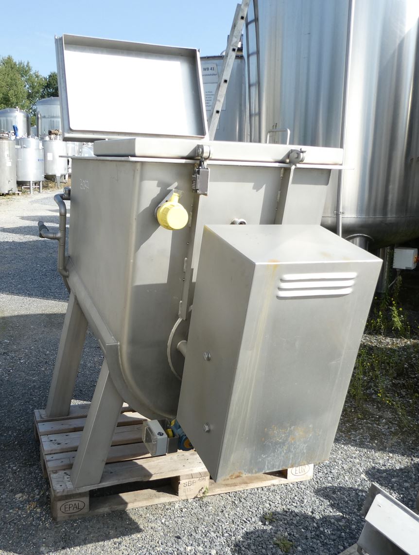 Mischbehälter 700 Liter, temperierbar, gebraucht