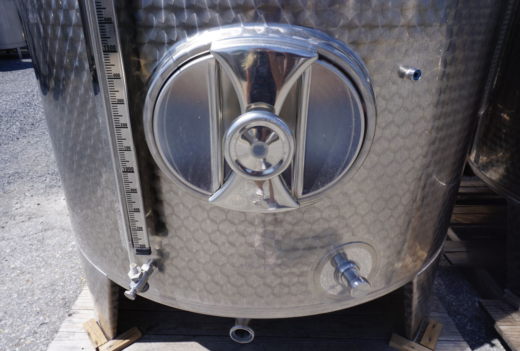 Behälter 3.800 Liter aus V2A, einwandig