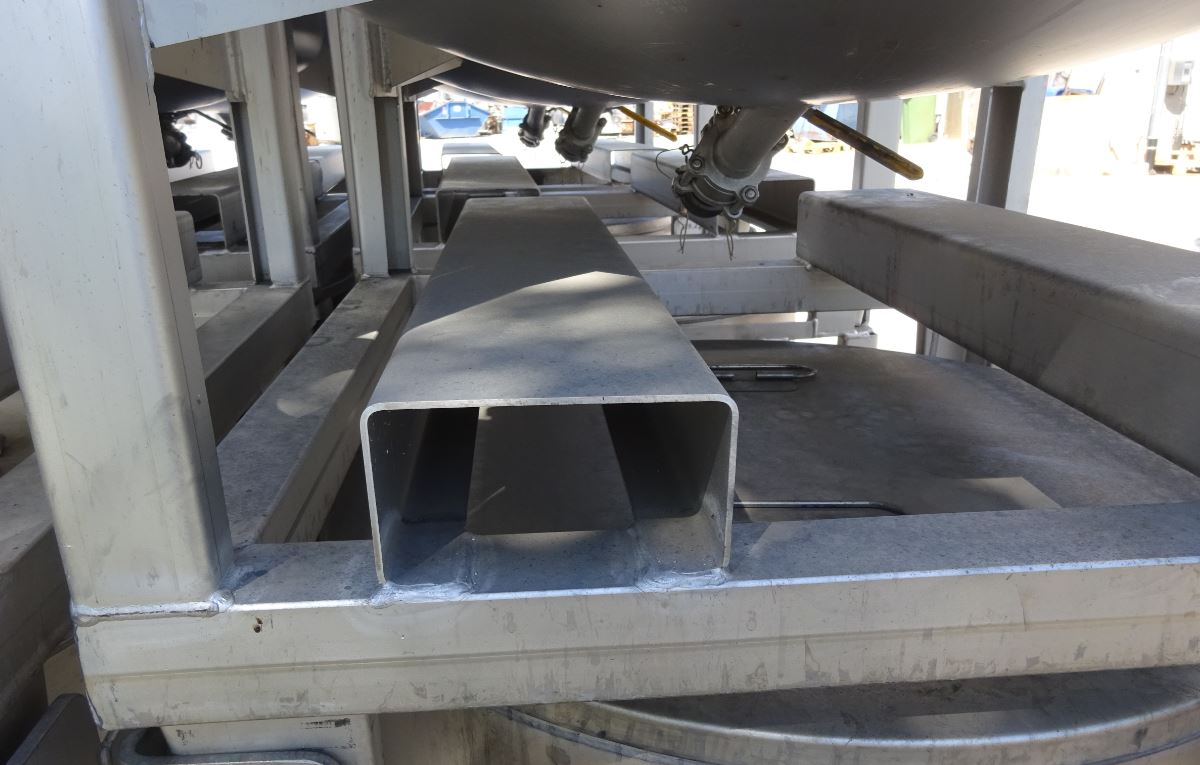 Behälter 200 Liter aus V2A, einwandig, gebraucht