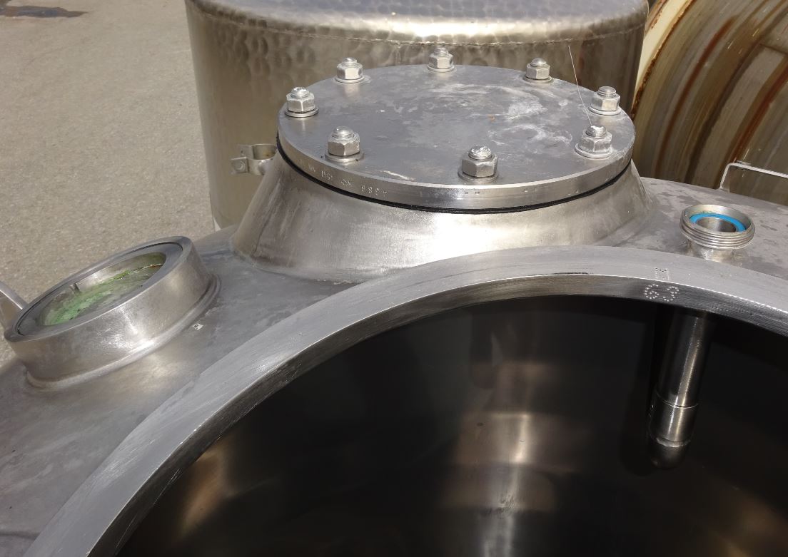 Behälter 993 Liter aus V4a isoliert, gebraucht