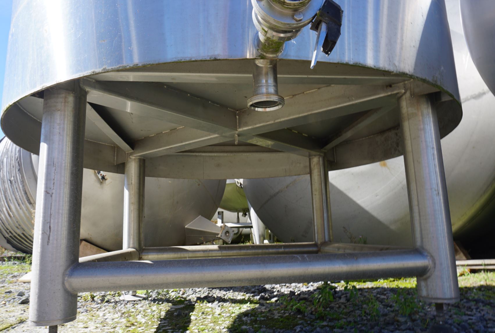 Behälter 1.900 Liter aus V2A, einwandig, gebraucht