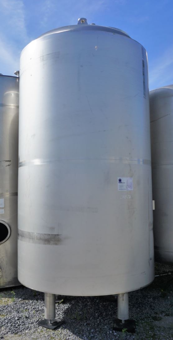 Druckbehälter 5.850 Liter aus V4A temperierbar, isoliert, gebraucht