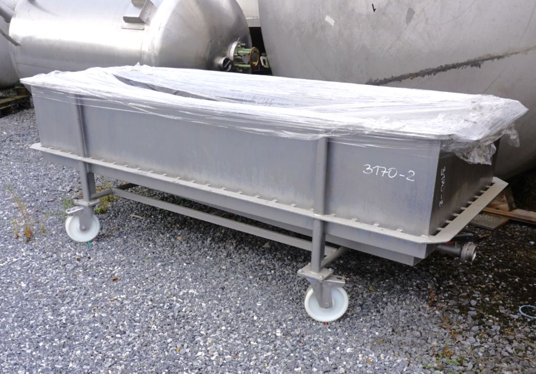 Wanne 1.000 Liter aus V2A einwandig