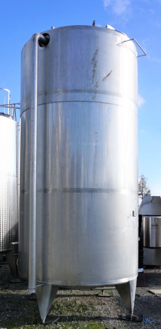 Behälter 9.000 Liter aus V2A isoliert, temperierbar, gebraucht