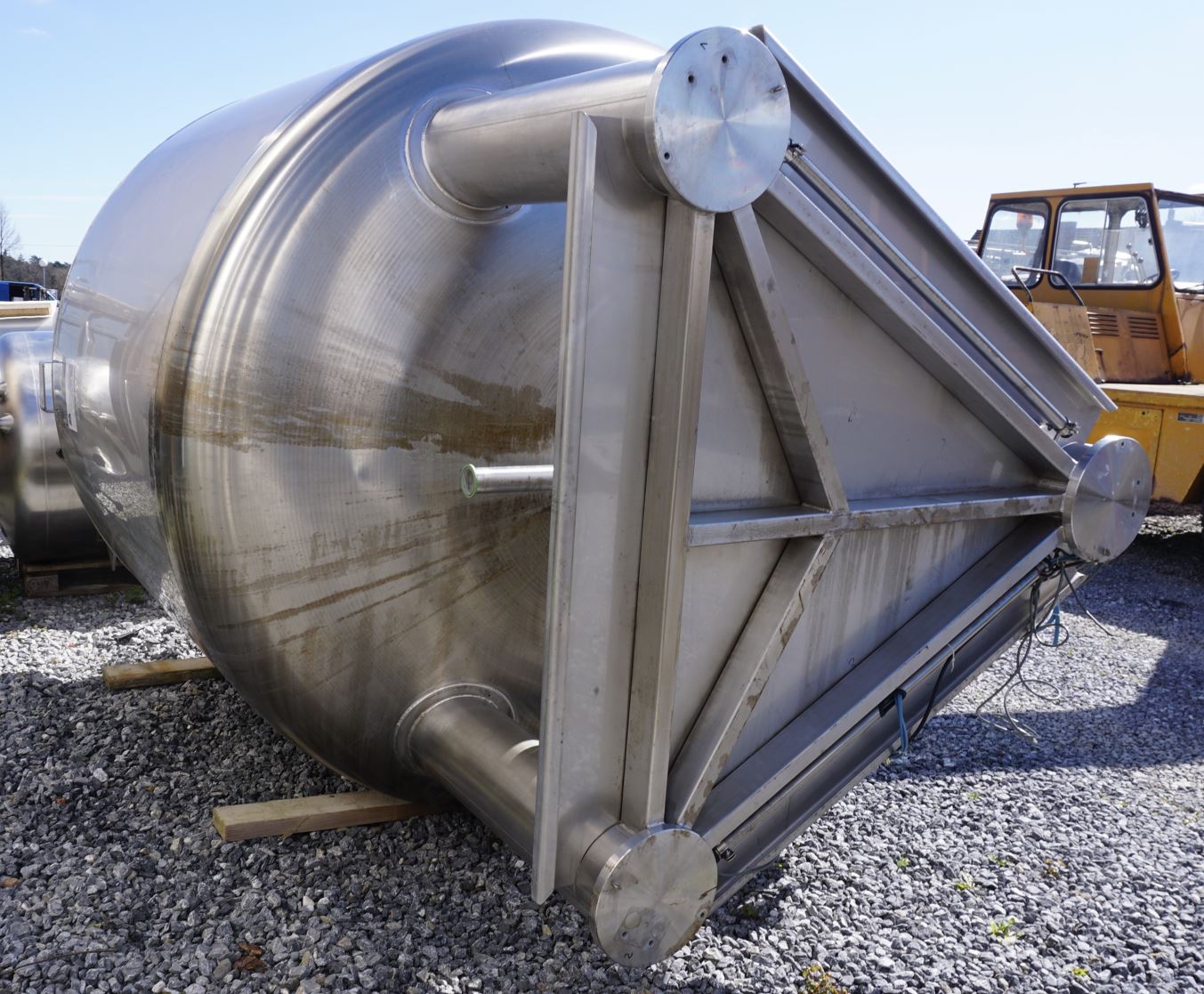 Behälter 5.000 Liter aus V4A einwandig, gebraucht