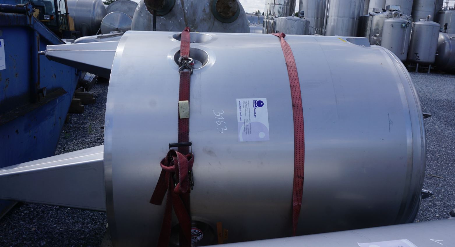 Behälter 2.530 Liter aus V4A, isoliert