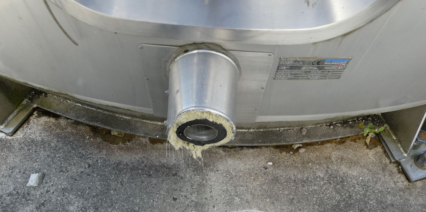 Behälter 100.000 Liter aus V2A isoliert, gebraucht