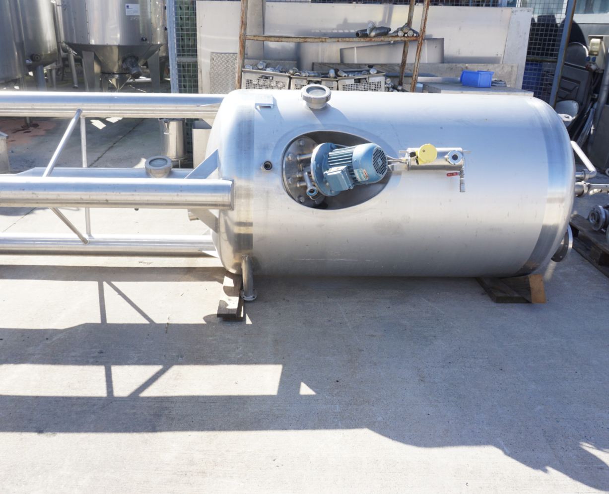 Behälter 1.200 Liter aus V2A, einwandig, gebraucht