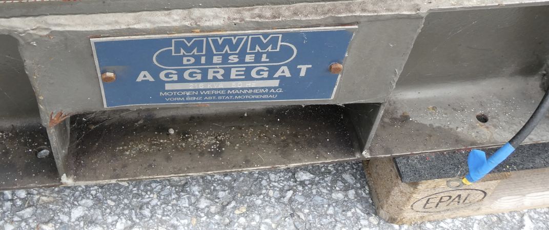 Stromaggregat 216 kVA, Anton Piller - Preis auf Anfrage