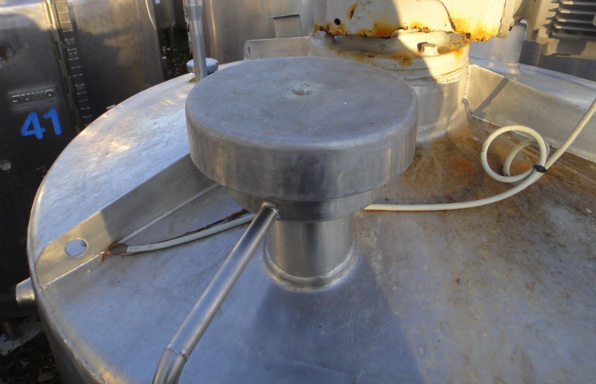 Behälter 1.500 Liter aus V2A, gebraucht, 
temperierbar, isoliert