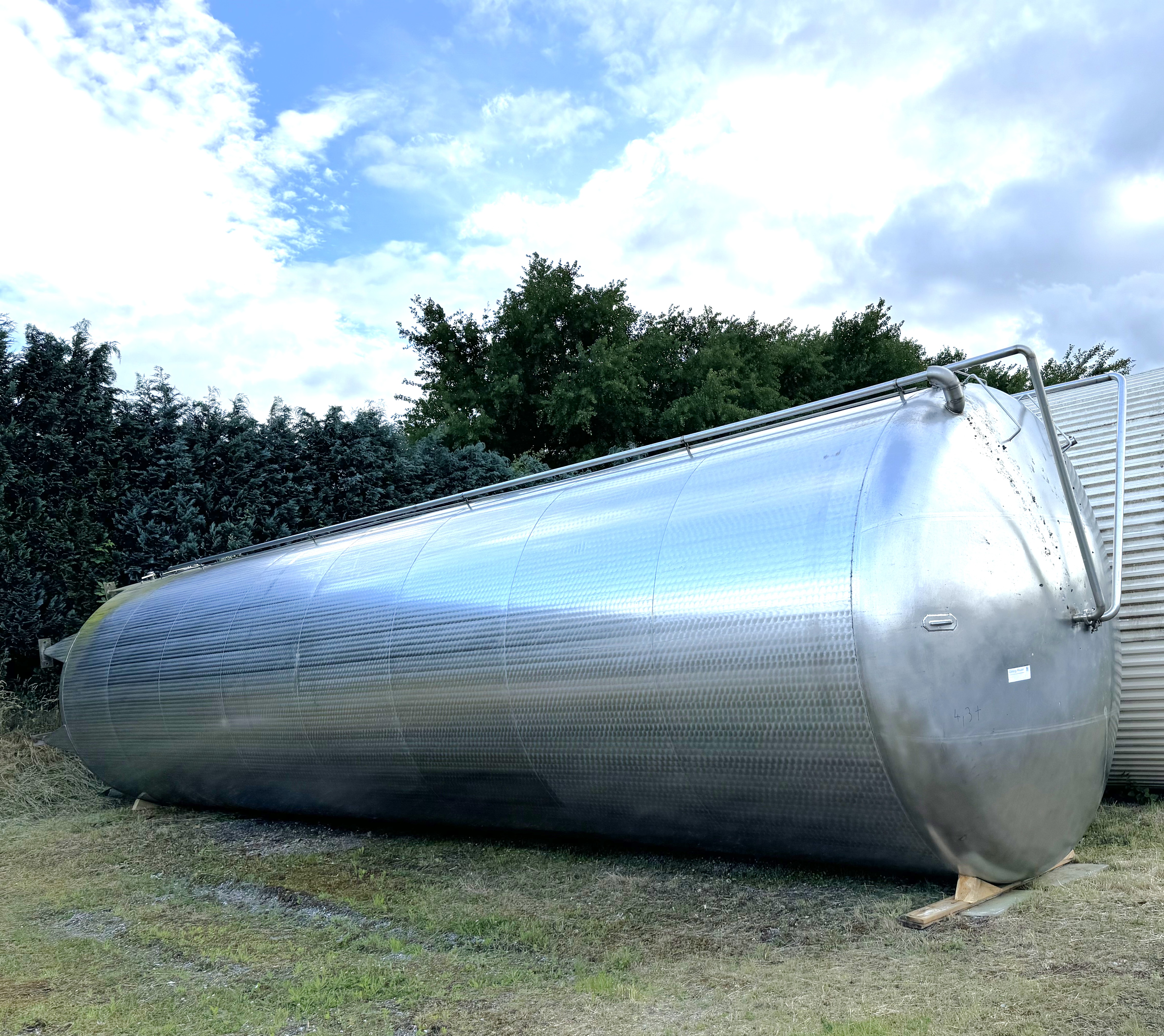 Behälter 100.000 Liter aus V2A einwandig, gebraucht