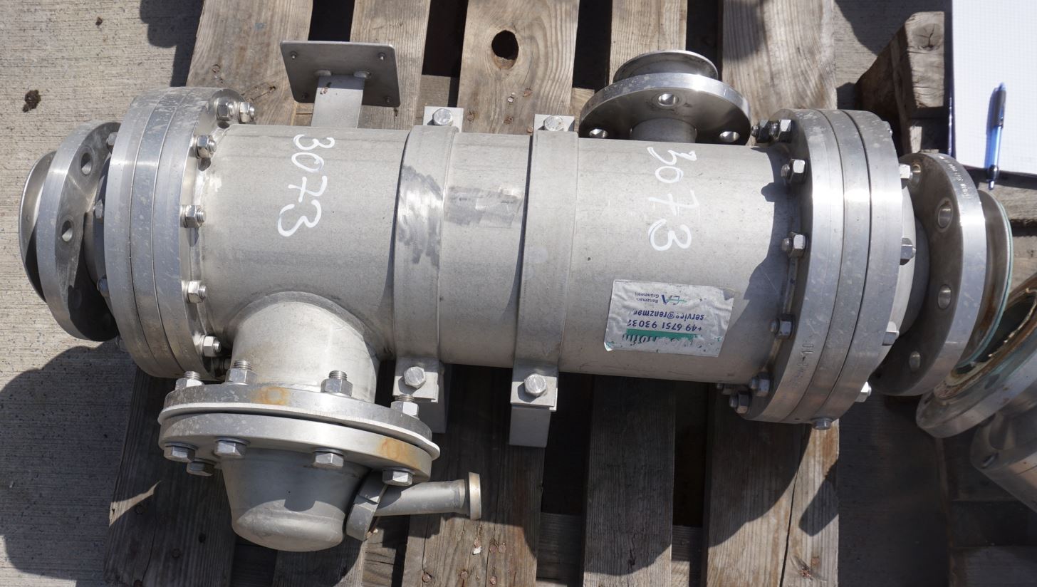 Rohrbündelwärmetauscher 13 Liter V2A, gebraucht