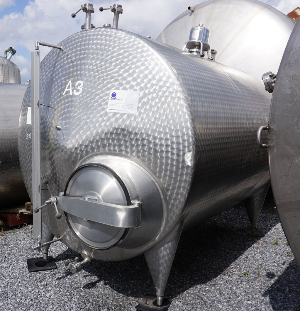 Behälter 5.500 Liter aus V2A, einwandig