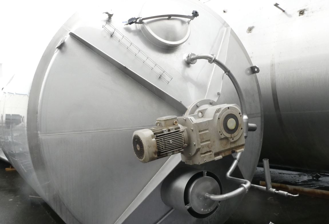 Behälter 25.000 Liter aus V4A, temperierbar, isoliert, gebraucht