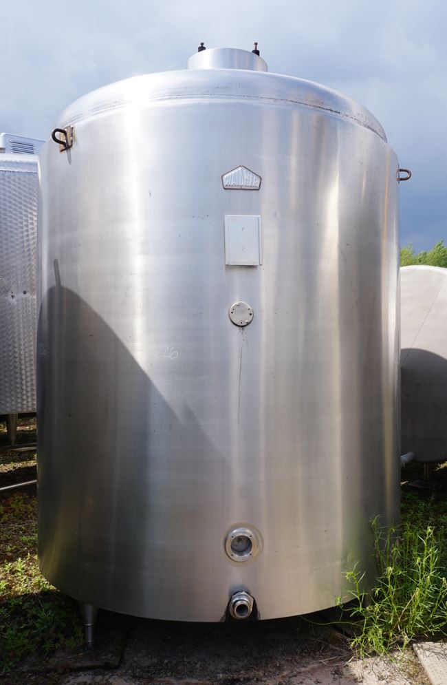 Behälter 6.000 Liter aus V2A, gebraucht, isoliert
