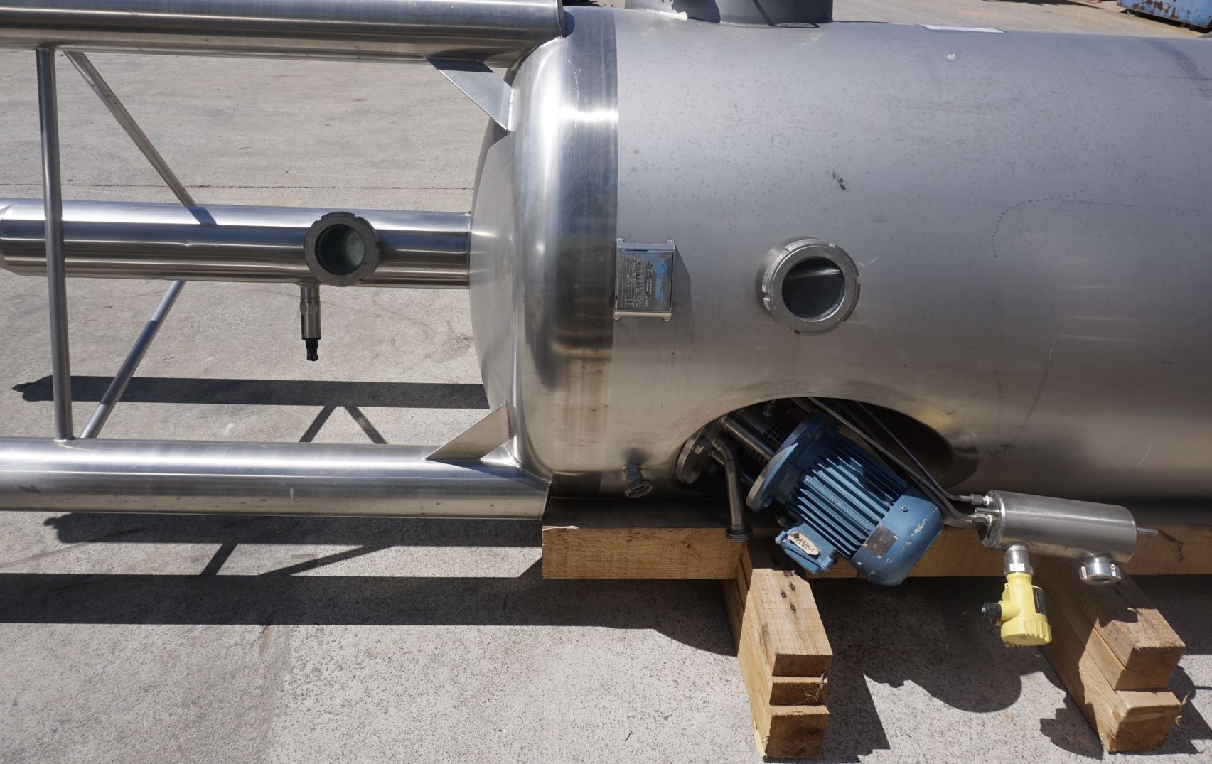 Behälter 1.200 Liter aus V2A, einwandig, gebraucht