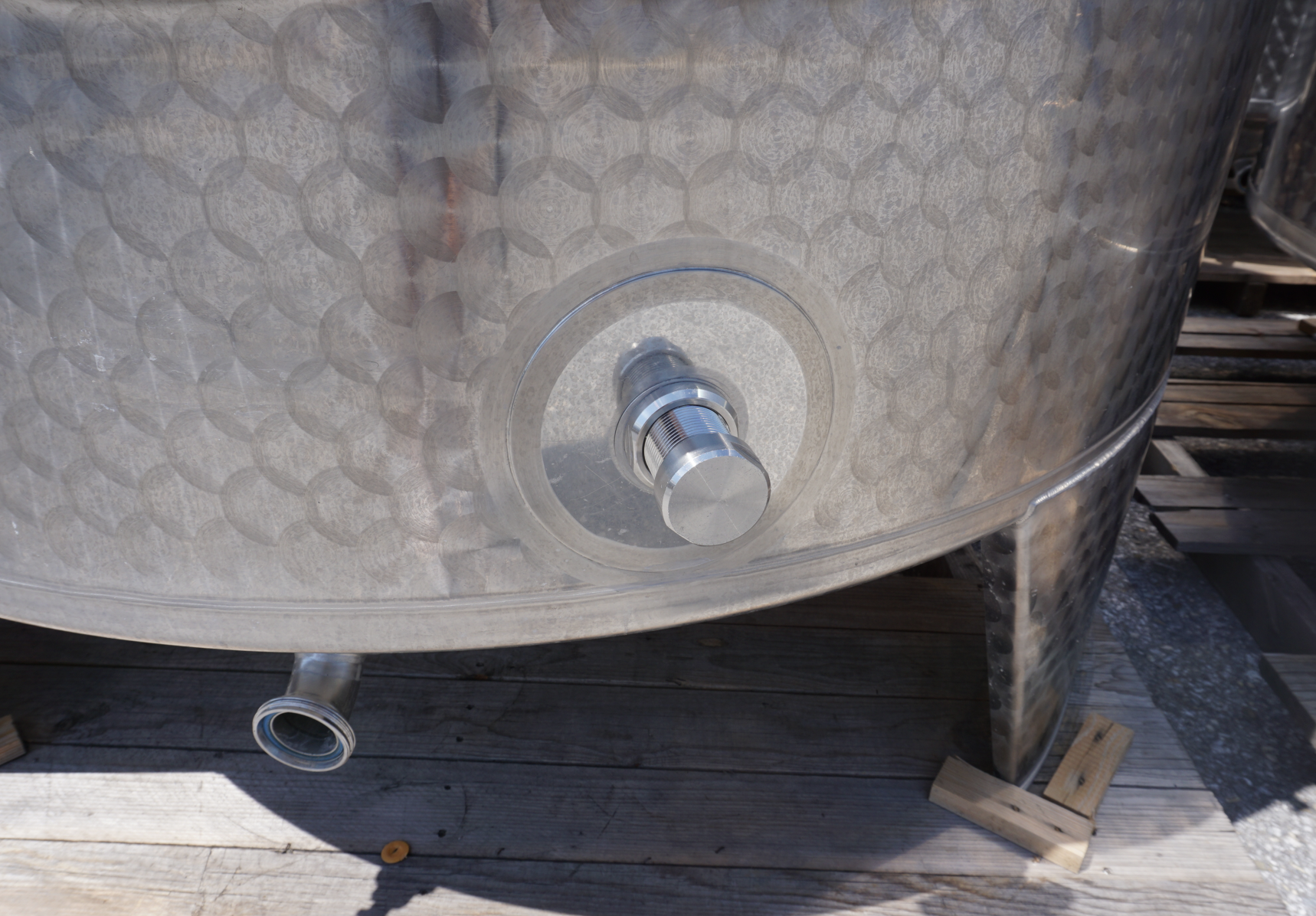 Behälter 3.800 Liter aus V2A, einwandig