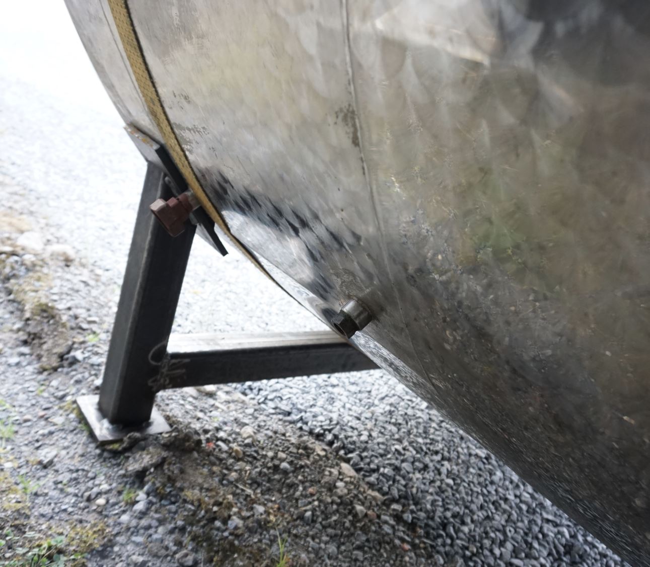 Behälter 11.000 Liter aus V2A, temperierbar, isoliert, gebraucht