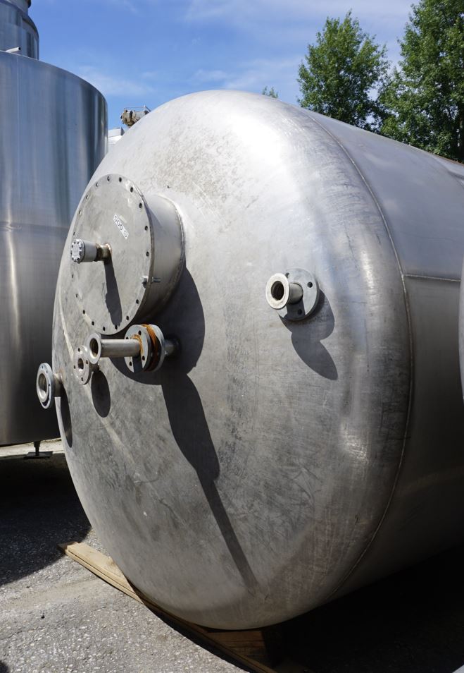 Behälter 19.000 Liter aus V4A, einwandig, gebraucht
Bauform: liegend