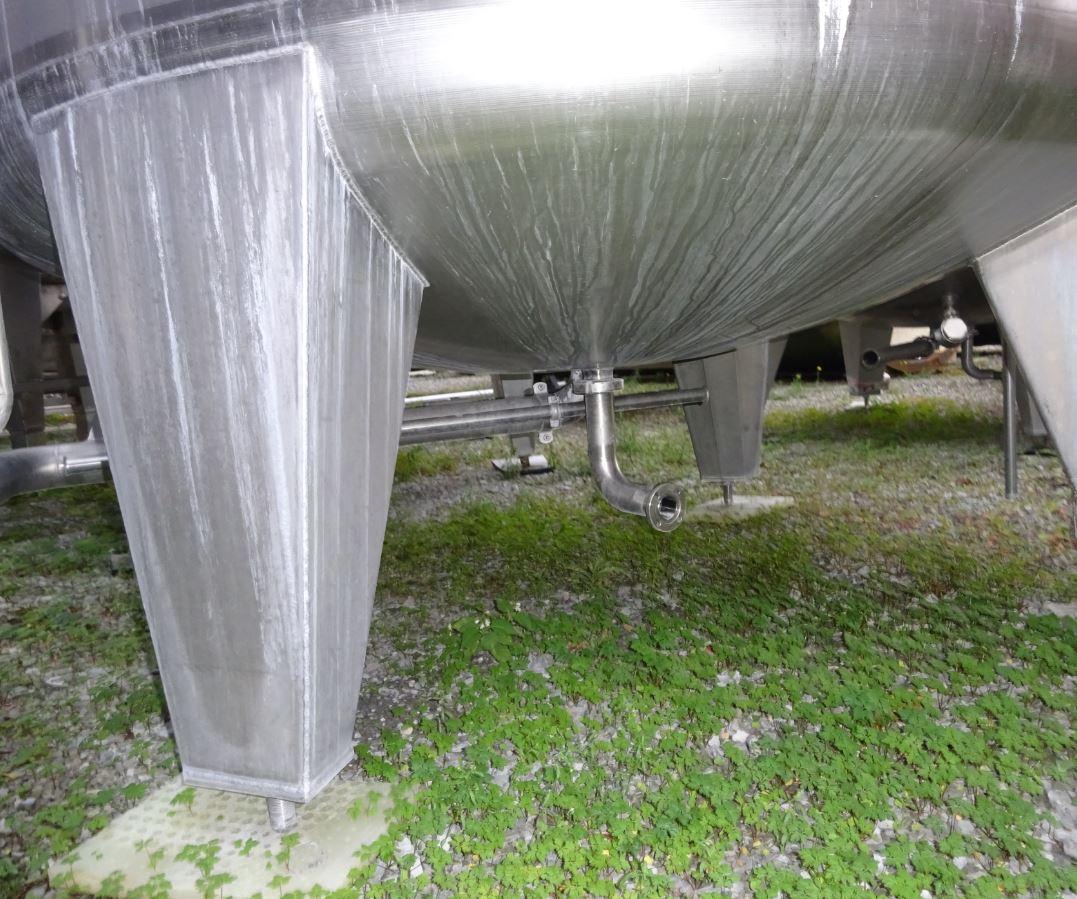 Behälter 11.070 Liter aus V2A, gebraucht, einwandig