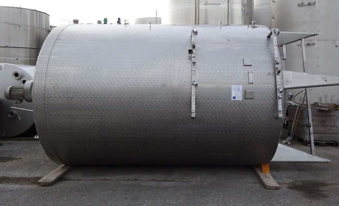 Behälter 16.000 Liter aus V2A, gebraucht, 
temperierbar, isoliert