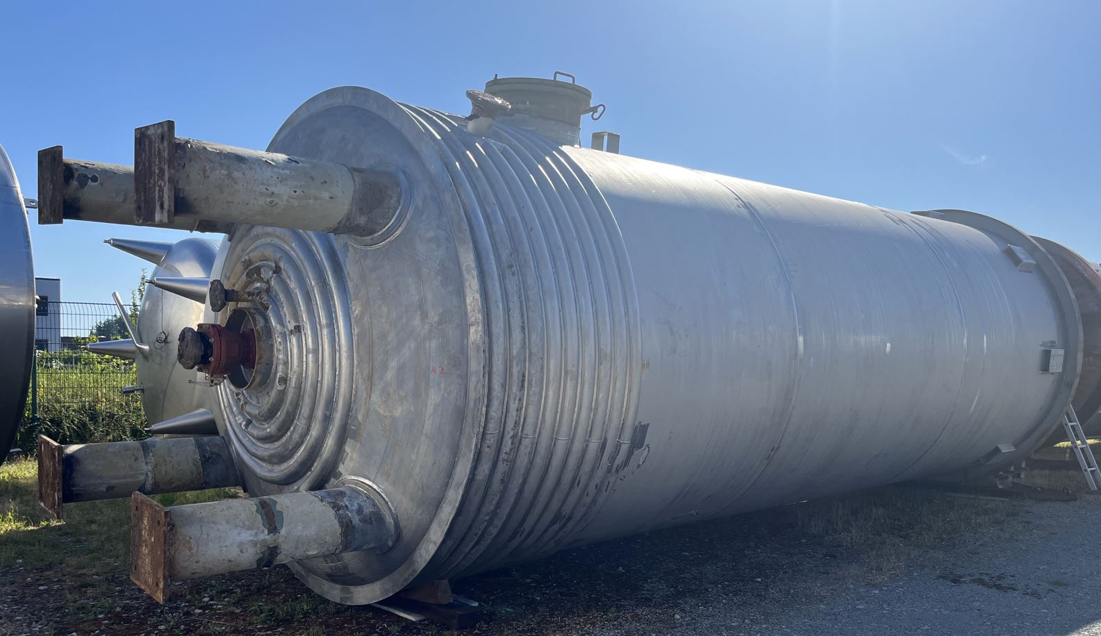Behälter 49.338 Liter aus V4A, einwandig, temperierbar, gebraucht